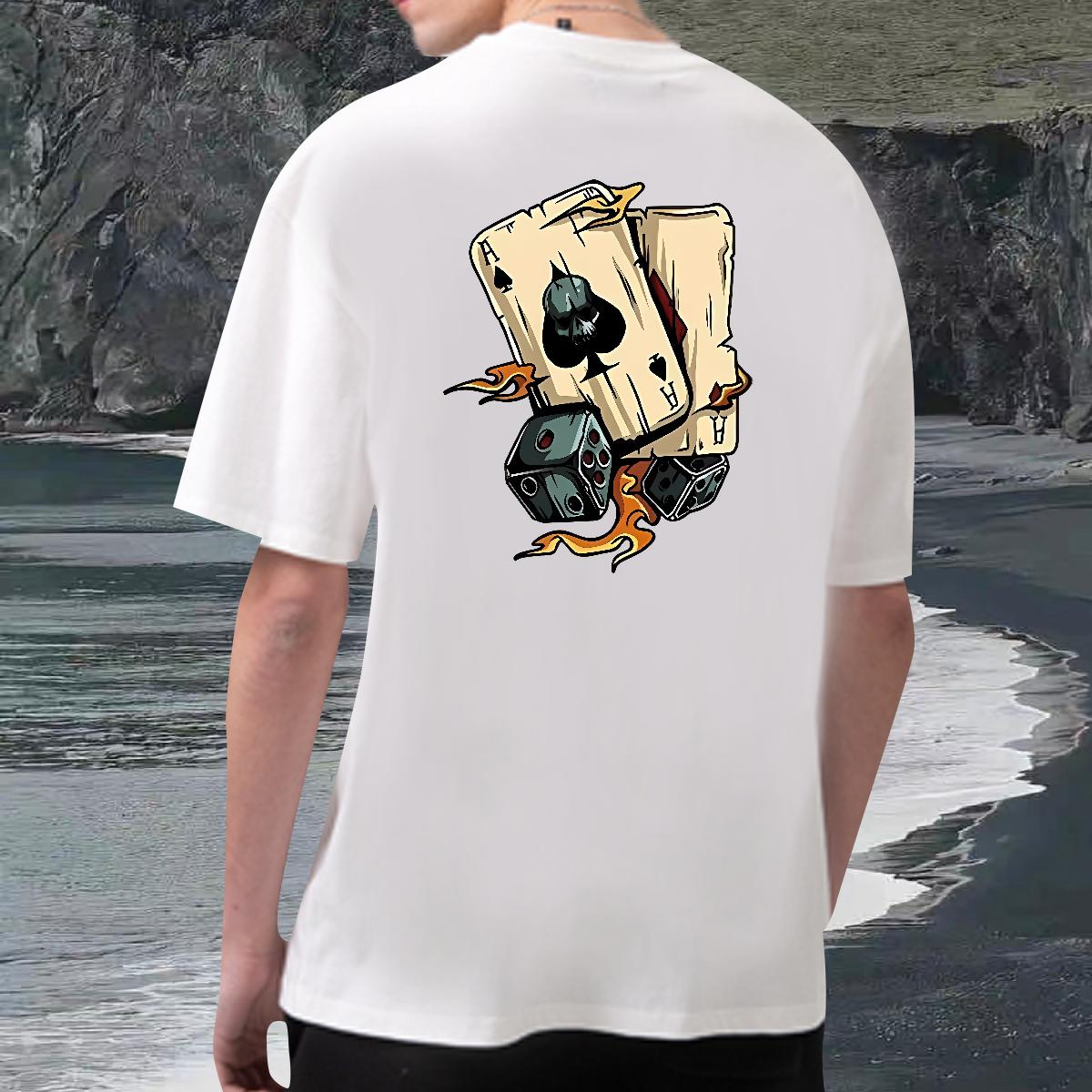 Casual New T-Shirts Anime Print Home Outdoor Men Clothes T-Shirt Short sleeve Cotton Soft Loose Tshirts