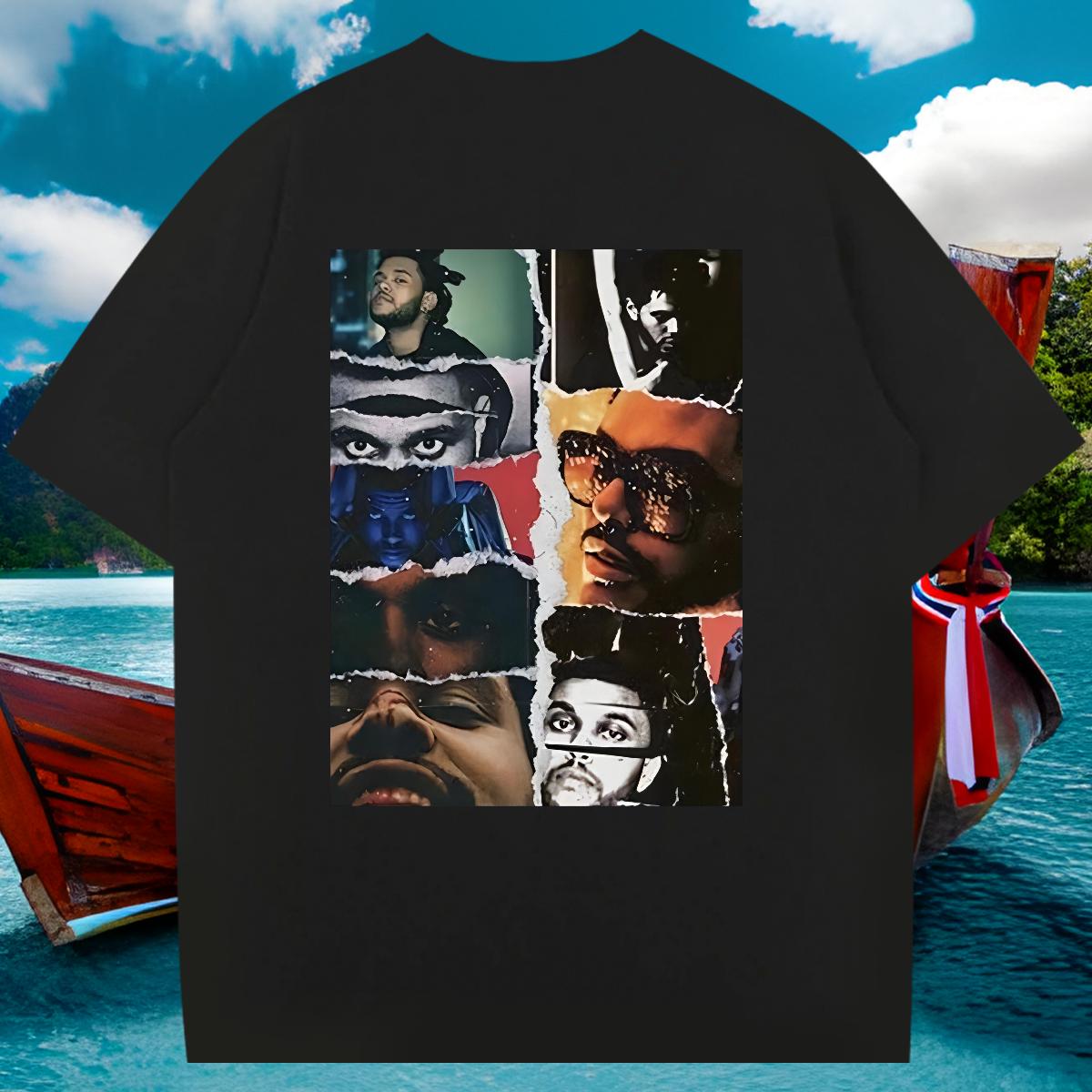 2024 Summer Men T Shirts Cartoon Print Men Tops Tees Hip Hop Street Cotton Breathable Short Sleeve Unisex Tees Shirts
