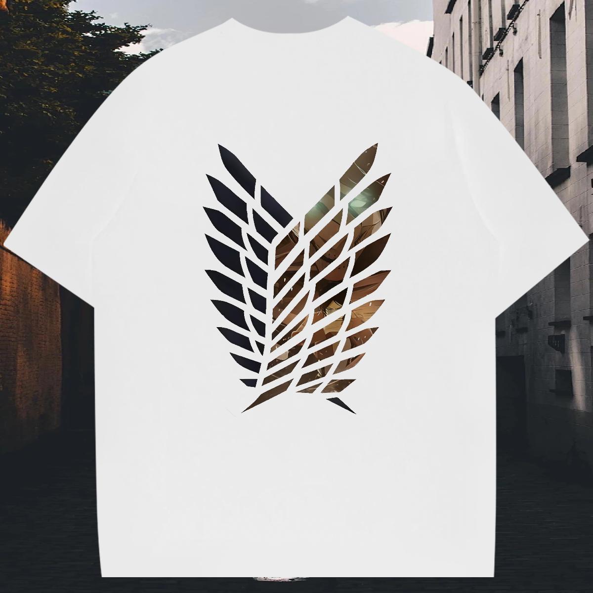 Fashion Casual T Shirt For Man Custom Cartoon Casual Daily Wear Men Tshirts Breathable Short Sleeve Wholesale Tees