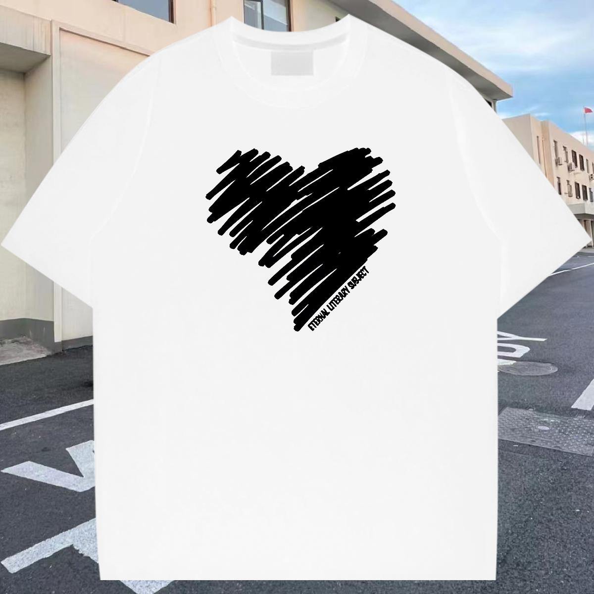 Casual New T-Shirts for Men Custom Print Oversized Street Men Tees Cotton Breathable Short Sleeve Designer Tshirts