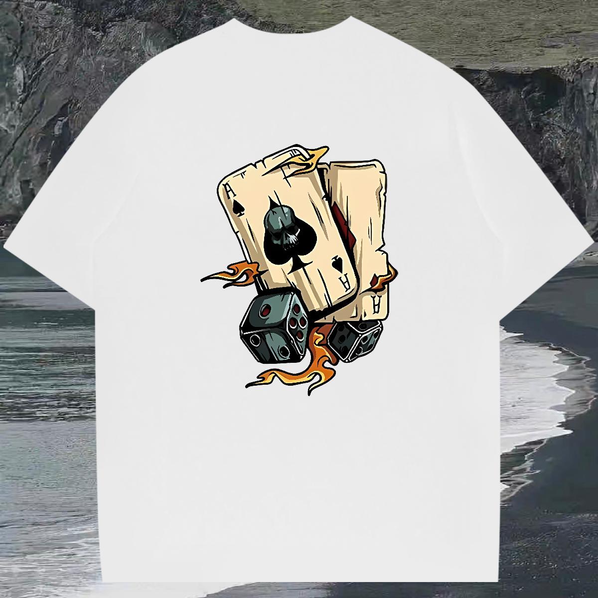 Casual New T-Shirts Anime Print Home Outdoor Men Clothes T-Shirt Short sleeve Cotton Soft Loose Tshirts