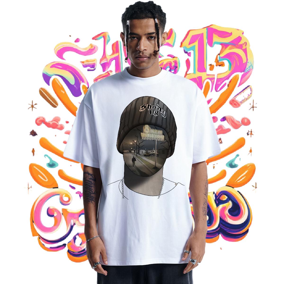 Comfortable T shirt Anime Printing Street Short sleeve Cotton Soft Mens Tshirts 2024 Designer Cartoon Print Tees Shirts