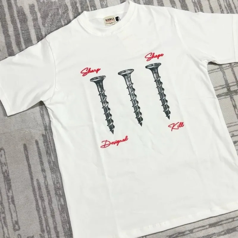 American street fashion hip hop alphabet print oversized T-shirt for men Y2k Gothic Harajuku trend loose casual couple T-shirt 240527