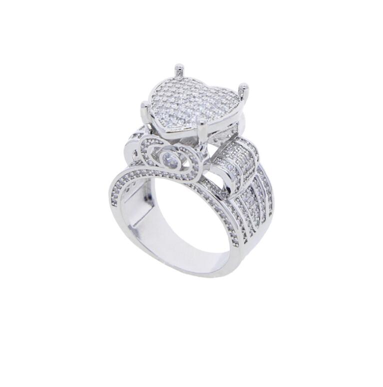 Rulalei Designer Valuable Court High Carbon Diamond Ring 925 Sterling Silver 18K Gold Engagement Wedding Rings for Women Men Anniversary Party Jewelry