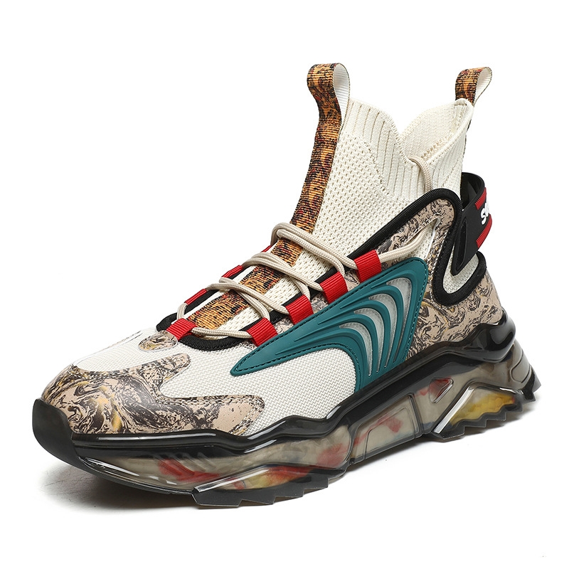 Free shipping men new summer basketball fashion trend versatile running large casual outdoor sports shoes
