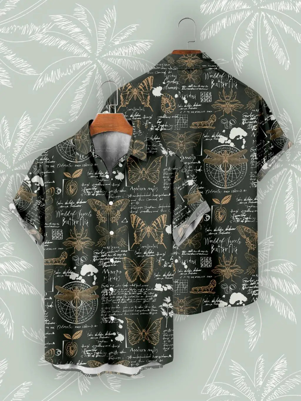 Hawaiian Shirts For Mens Skull Summer Casual Short Sleeve Y2k High Quality Oversized Streetwear Vintage Beach Tops Clothing 240529