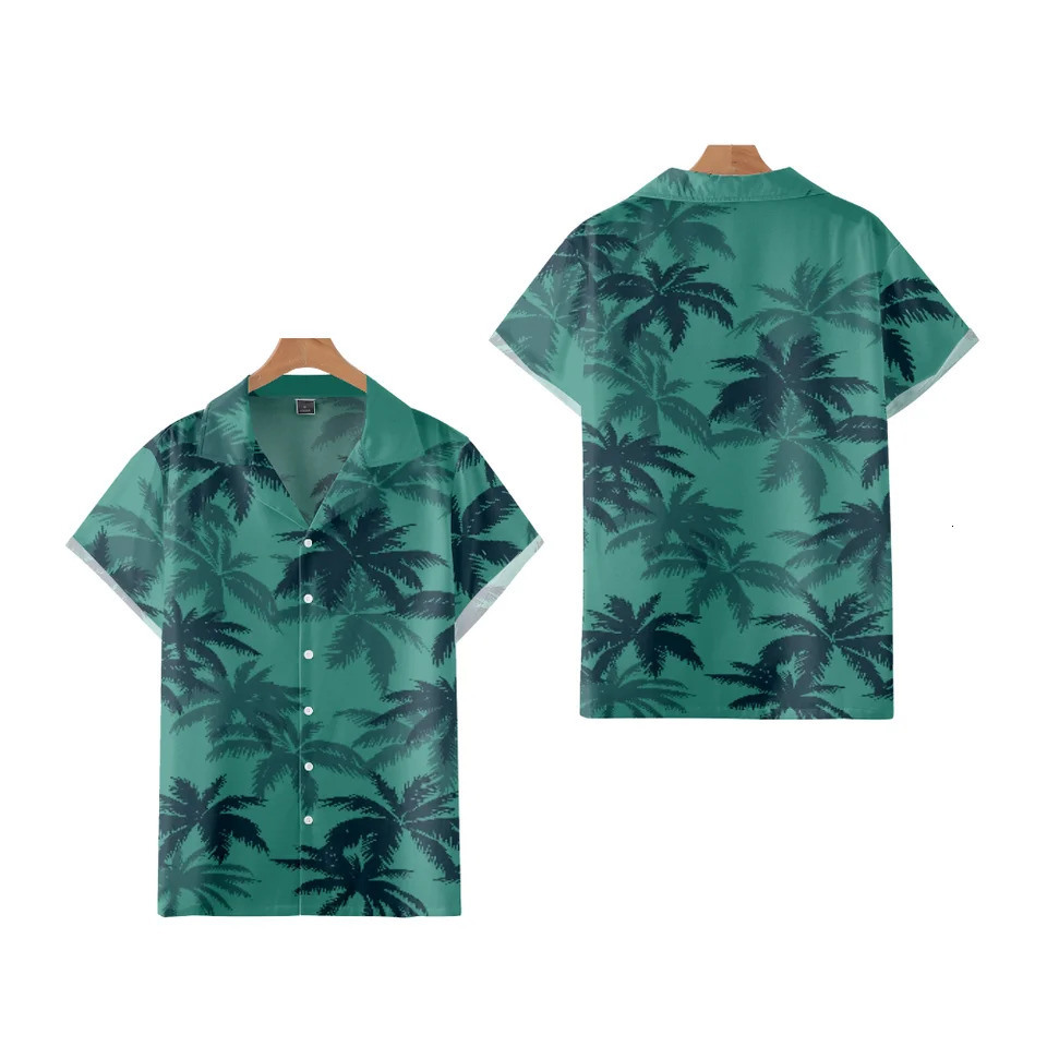 Mens Shirt Game Character Same Style Short Sleeve Cuban Oversize Hawaiian 3D Print Summer Holiday Vacation 240529