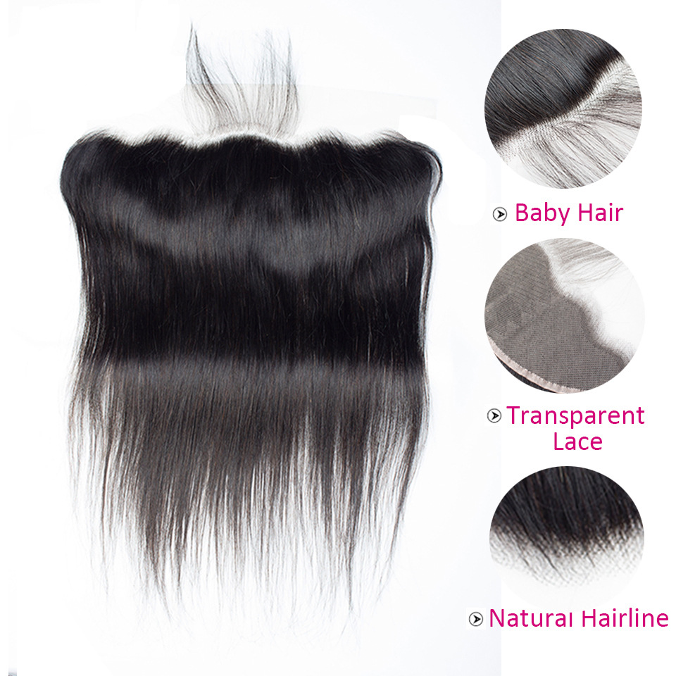 10A 13x4 Ear To Ear Full Lace Frontal Human Hair tape in human hair Hair Extensions Brazilian Straight Hair Bundles