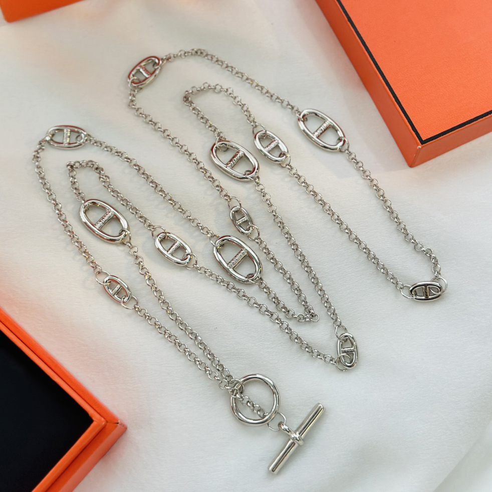 120CM necklace for women designer necklace couple Gold plated 18K T0P 5A official reproductions classic style brand designer fashion anniversary gift with box 022