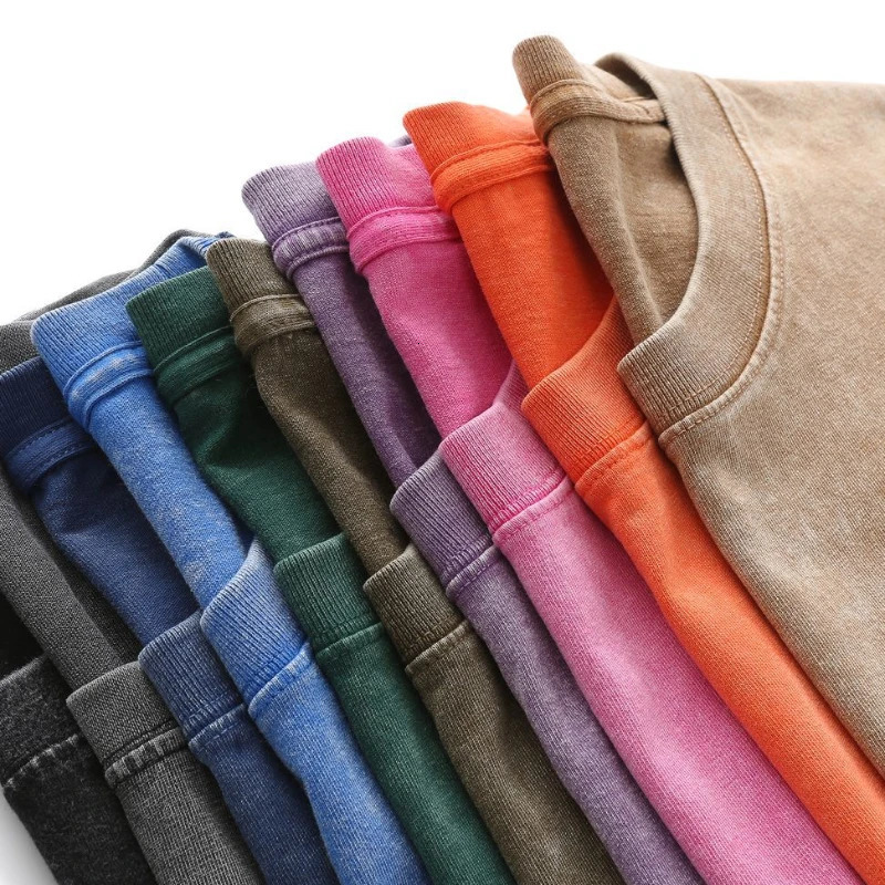 Vintage Oversize Men Plain T-shirt Heavy Fabric. Boxy Fit. 100% Cotton. 230gsm Support Customized Graphic Summer Casual Tee 240530