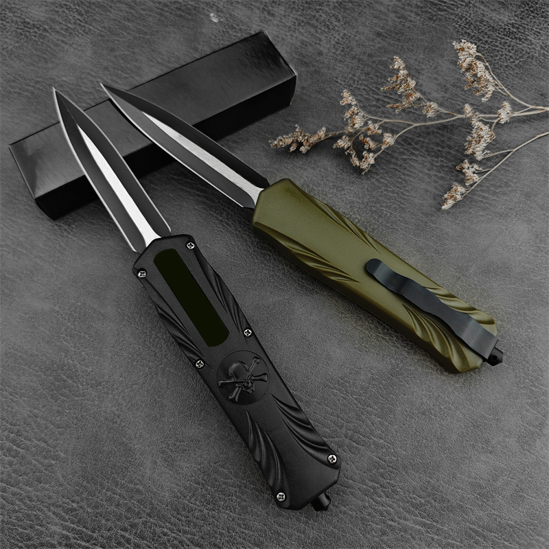 Green/black Outdoor Assisted Tactical Pocket Knife 440C Blade ABS Plastic Handle High Quality Hunting Camping EDC Cutting Tools 3300 3400 3200 9000