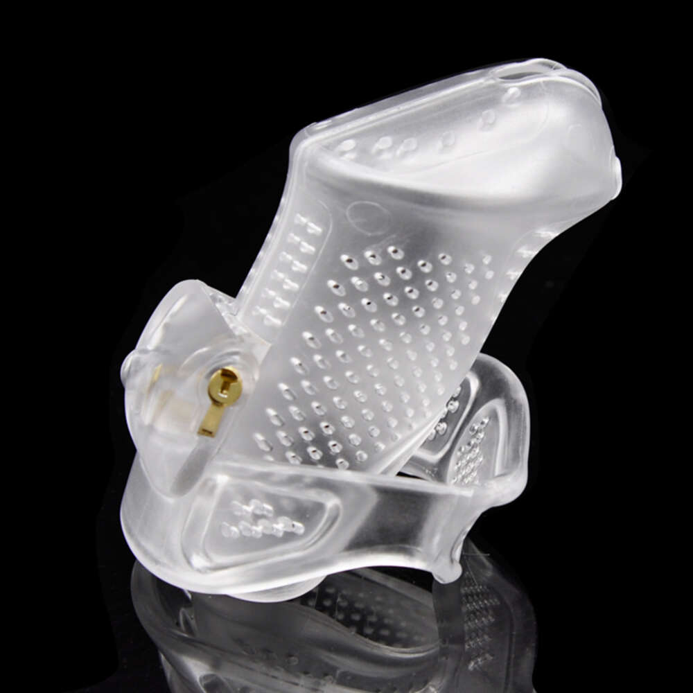 Silicone Soft Male Chastity Device Barbed Cock Cage Penis Lock Chastity Belt Penis Rings Fetish Slave Sex Toys For Men
