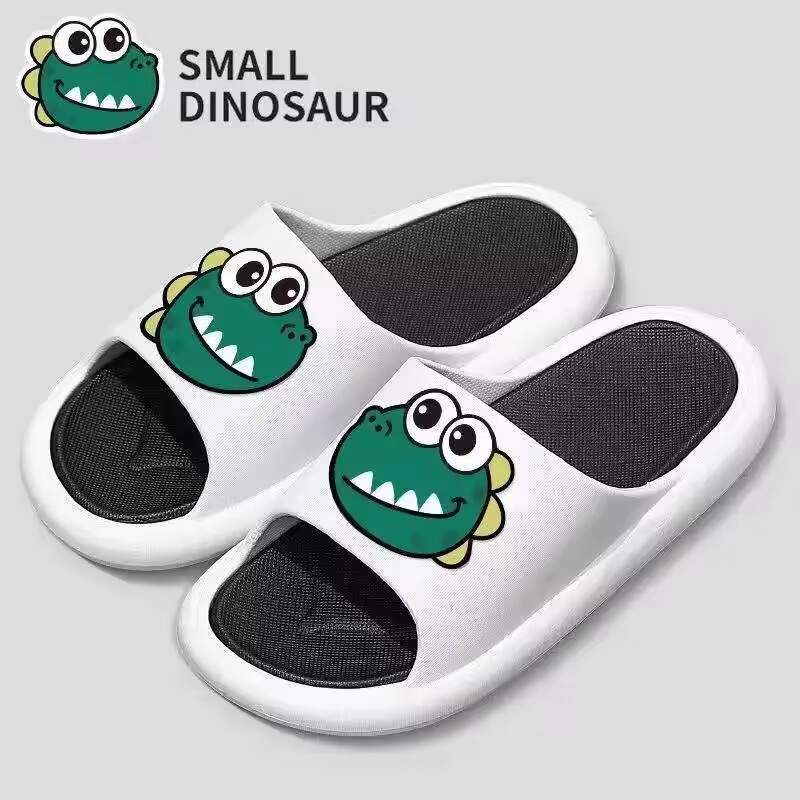Summer ladies home slippers cute cartoon indoor floor quiet comfortable soft bottom wear-resistant bathroom sandals