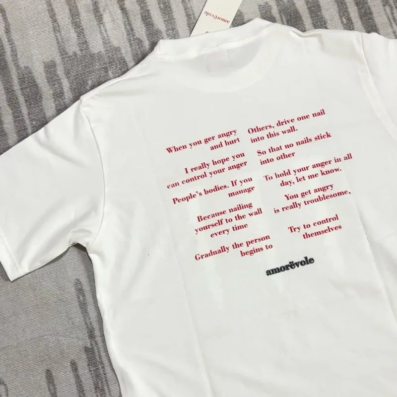 American street fashion hip hop alphabet print oversized T-shirt for men Y2k Gothic Harajuku trend loose casual couple T-shirt 240527