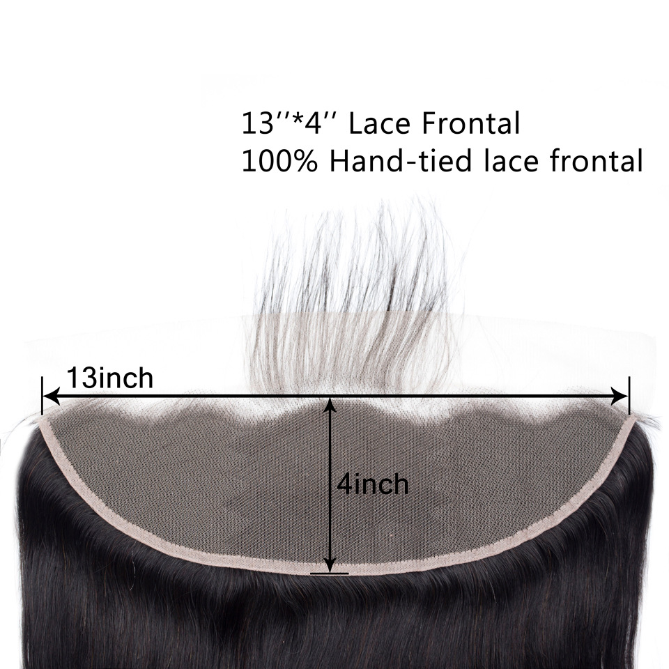 10A 13x4 Ear To Ear Full Lace Frontal Human Hair tape in human hair Hair Extensions Brazilian Straight Hair Bundles