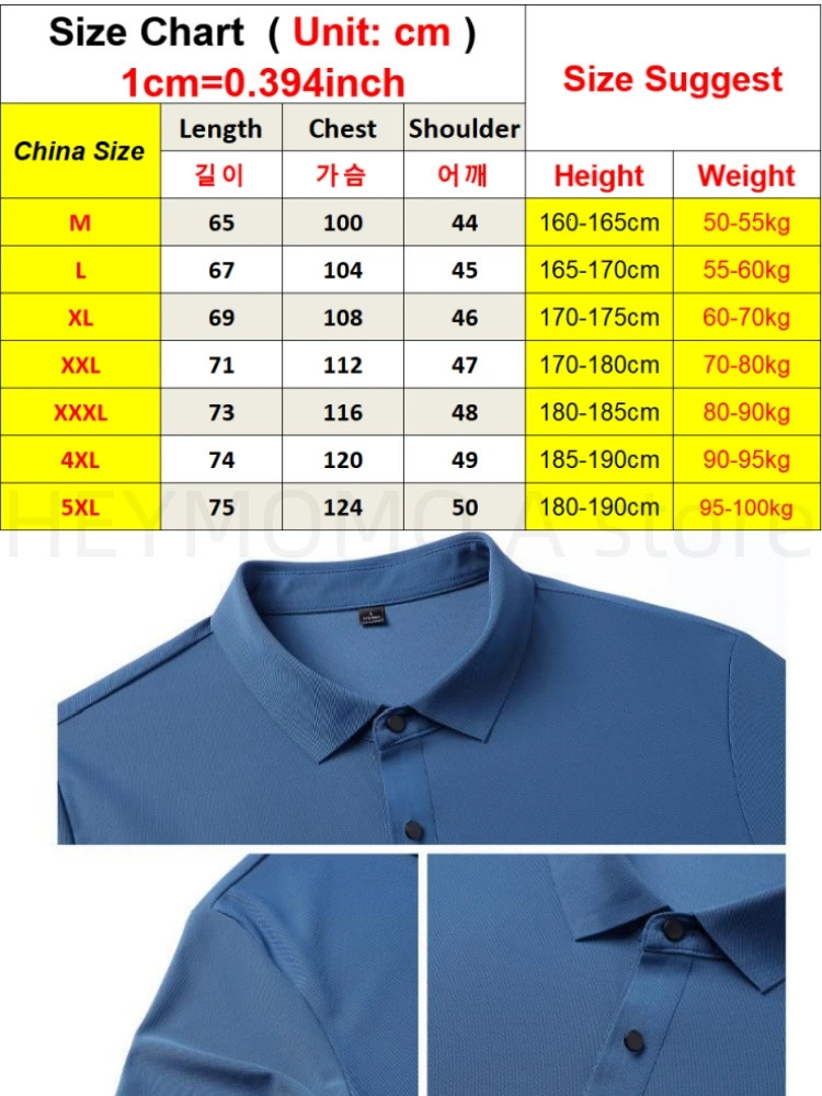Men Polo Shirt Quick Dry Silk Fabric Short Sleeve Summer Ice Cool Thin T Shirt 2024 Breathable Loose Fashion Male Soft Shirts 240601