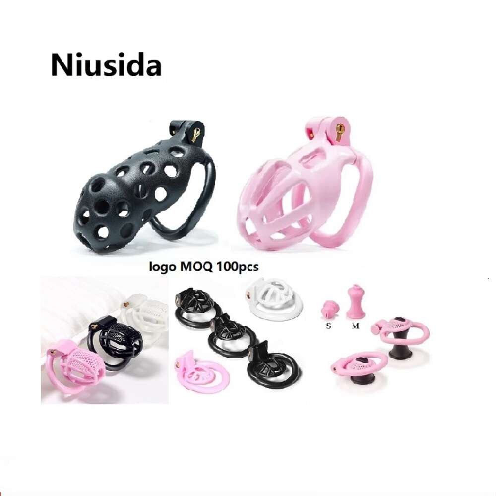 chastity cage cobra Niusida sissy homemade male chastity cages for men belt lock pink plug bondage penis cock rings urethral sex toy