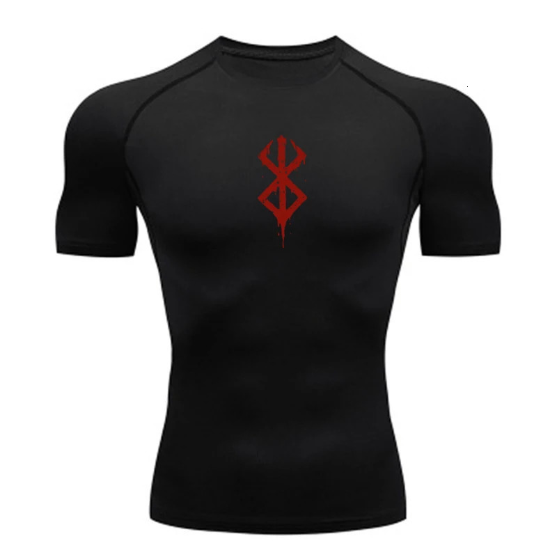 Summer Running T-Shirt Men Short Sleeve Compression Shirt Gym Sports Top White Black Quick Dry Breathable MMA Fitness Clothing 240601