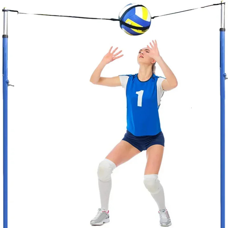1pcs Practical Assistant Wear-resistant Flexible Volleyball Practice Trainer for Exercise Volleyball Trainer Volleyball Belt 240510