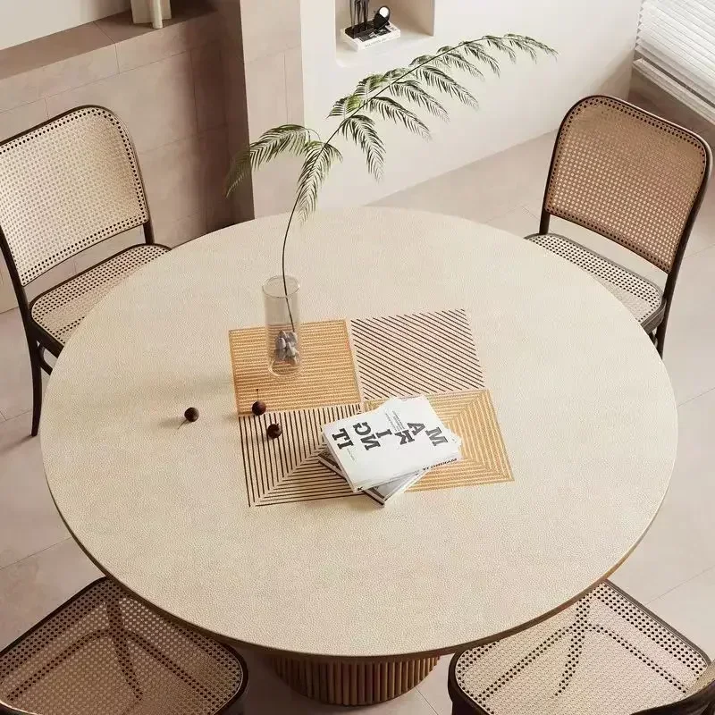 Serviette Table Mantel Bordado Fitted Tablecloth Redondo T6KX01
