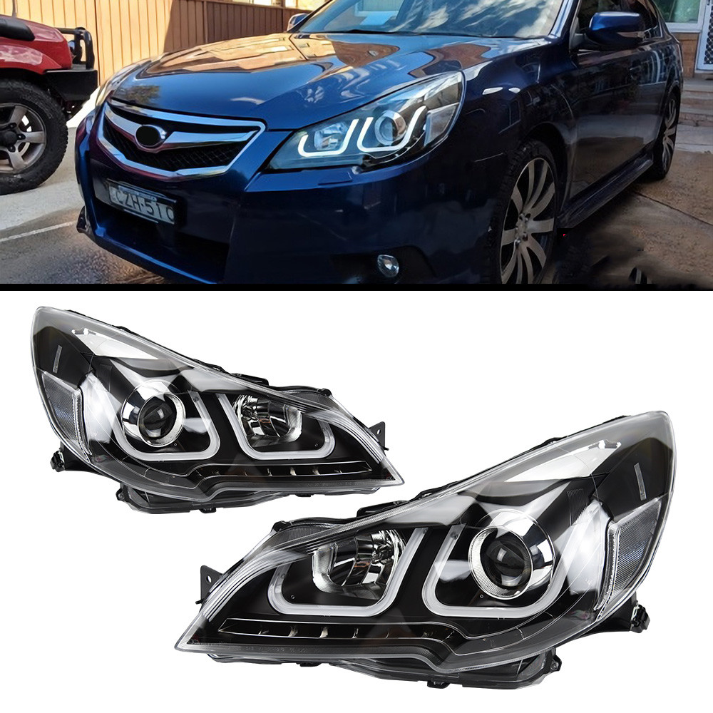 For Subaru Outback Legacy 20 10-20 15 LED Lamps Headlight Replacement DRL Running Light Signal Lights Assembly
