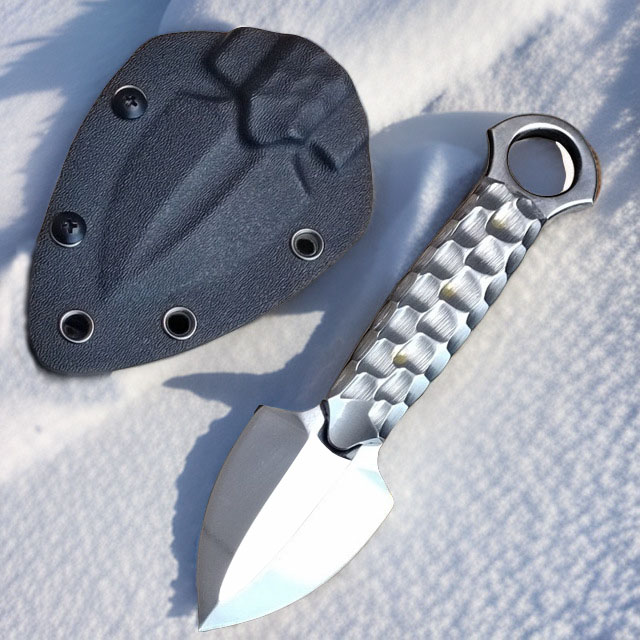 2Models URBAN PAL Fixed Knives 2.32'' D2 Steel Blade Hunt Camp Self-defense Tactical Pocket Knife EDC Tools