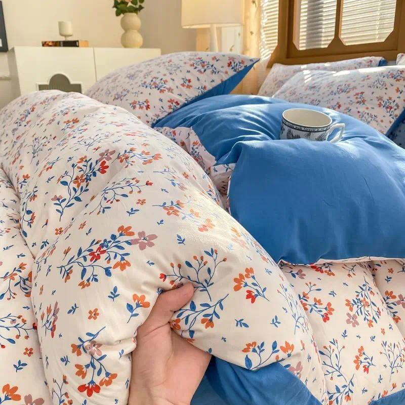 Bedding Sets 2024 Set Of Four Machine Washable Duvet Cover A Printed Available In All Seasons Home Textile Products