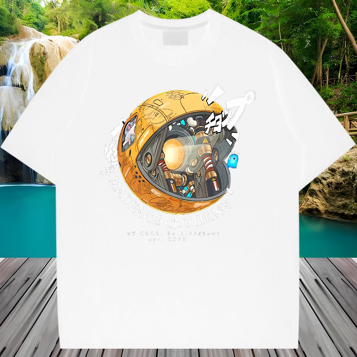 Cool Mens T Shirts O-Neck Short Sleeve Cotton Spring Summer Couples T Shirts Oversized DIY Customized Tees Shirts