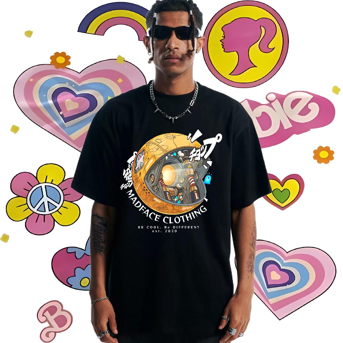 Brand Mens T Shirts Plus Size Custom Tshirts Hip Hop Street O-Neck Short Sleeve Cotton High Quality Clothings