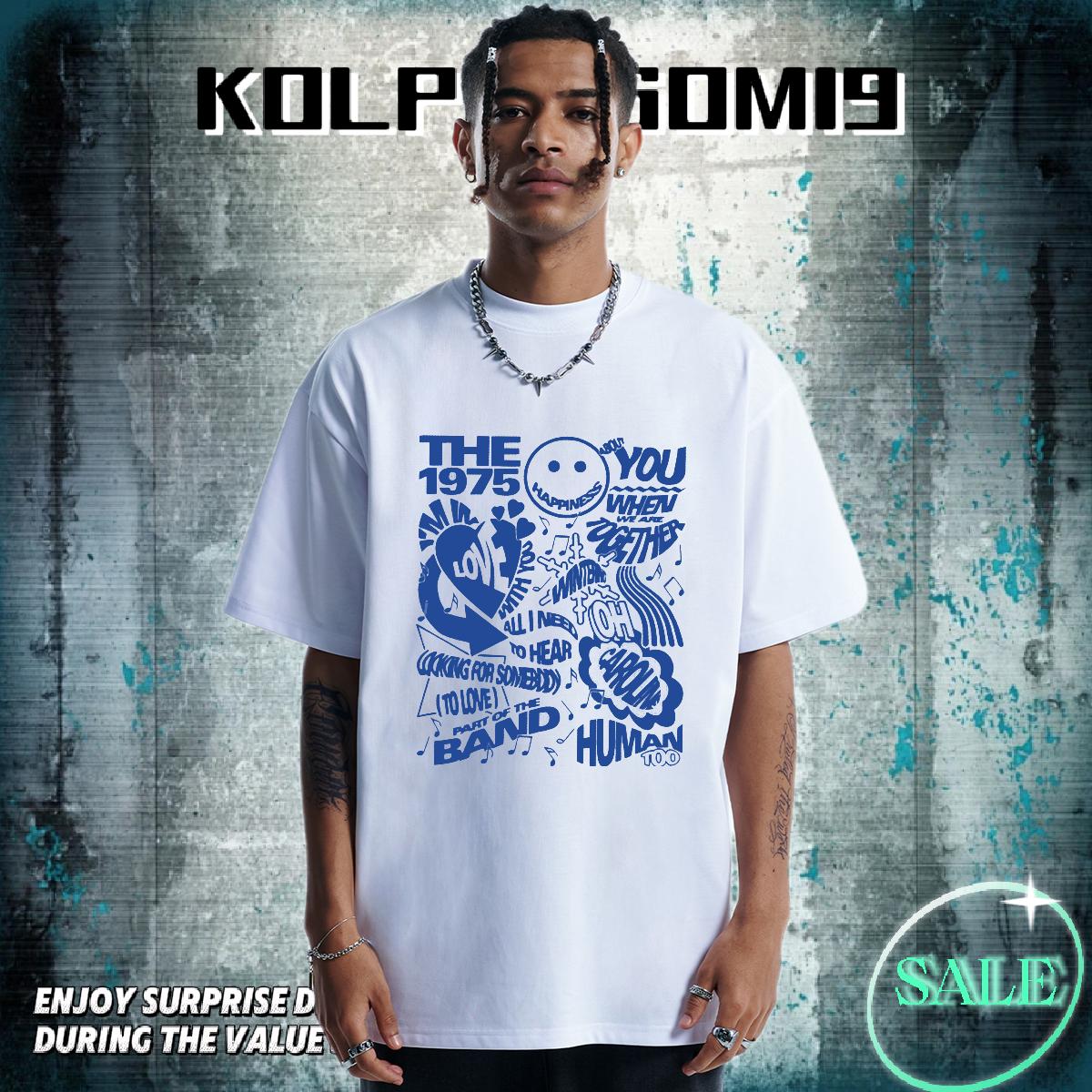 Customized T shirt Customized Print Men Tshirts Spring Summer Cotton Breathable Loose Fit Tops