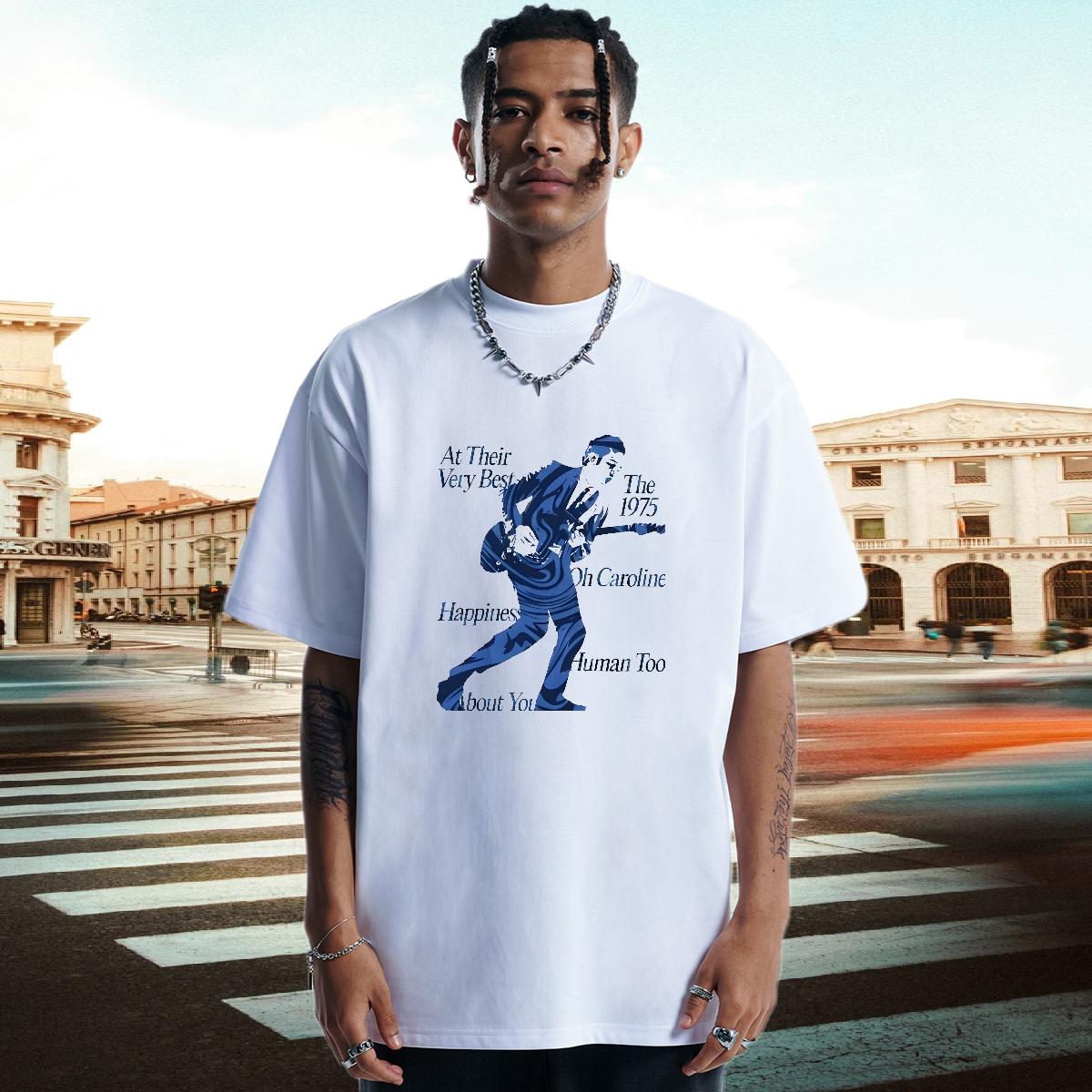Designer T Shirts Men Crew Neck Cotton Breathable Casual Mens Tshirts DIY Printed 2024 Designer Top Tees