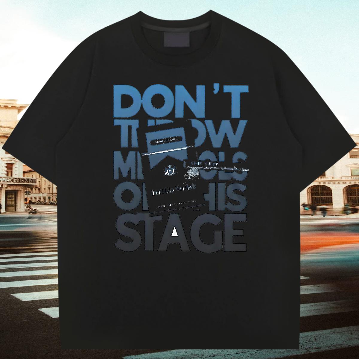 Loose Fit T Shirts Men Crew Neck Cotton Breathable Sports Casual Men Tees Black White 2024 Designer Top Tees