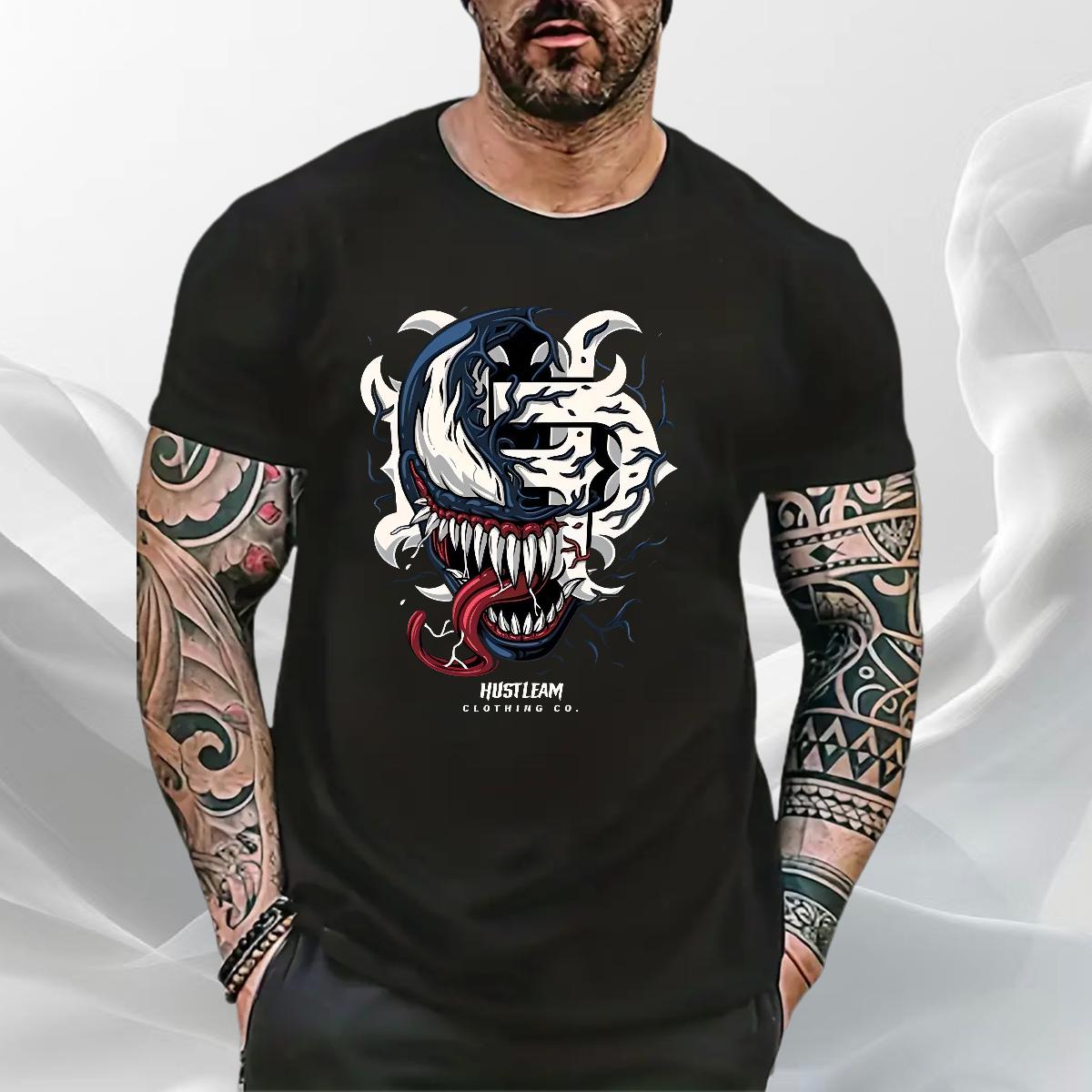 Loose Fit Mens T Shirts Home Outdoor Cotton Breathable Soft Tshirt for Man Woman Stylist Custom Cartoon Tops