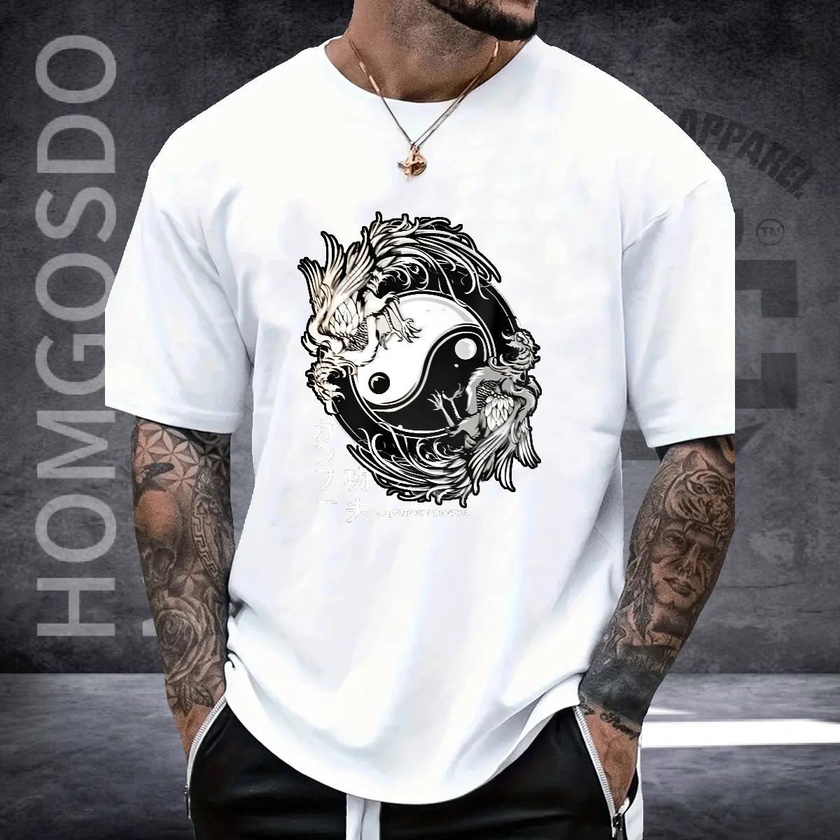 Cool T shirt Crew Neck Cotton Casual Men Tees DIY Anime Casual New Top Tees