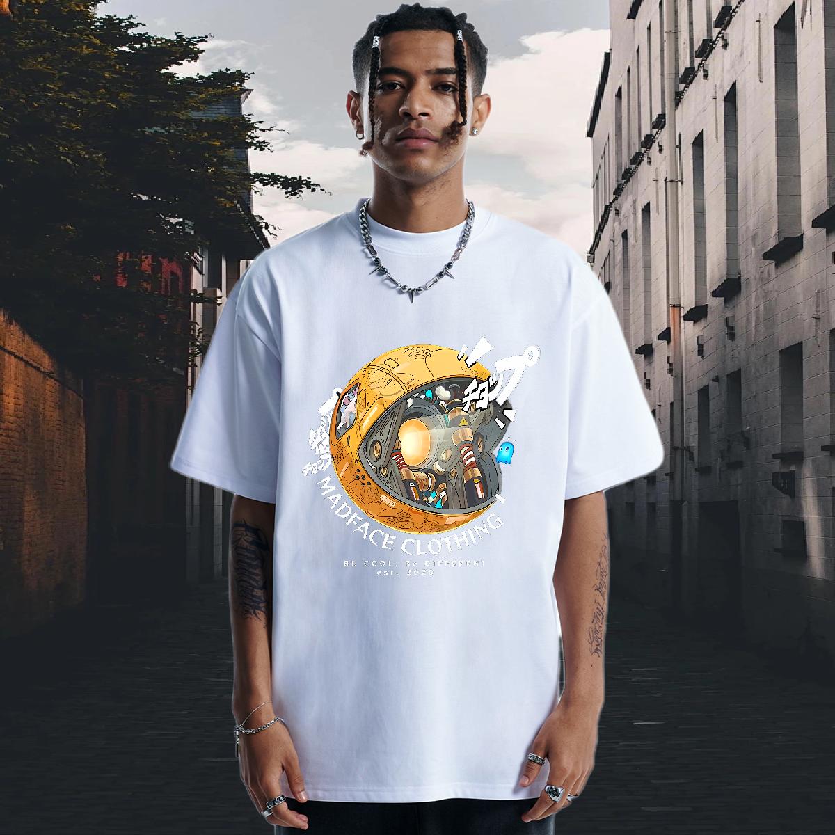 High Quality T Shirts Men O-Neck Short Sleeve Cotton Hip Hop Street Men Clothes T-Shirt DIY Printed New Arrival Clothes