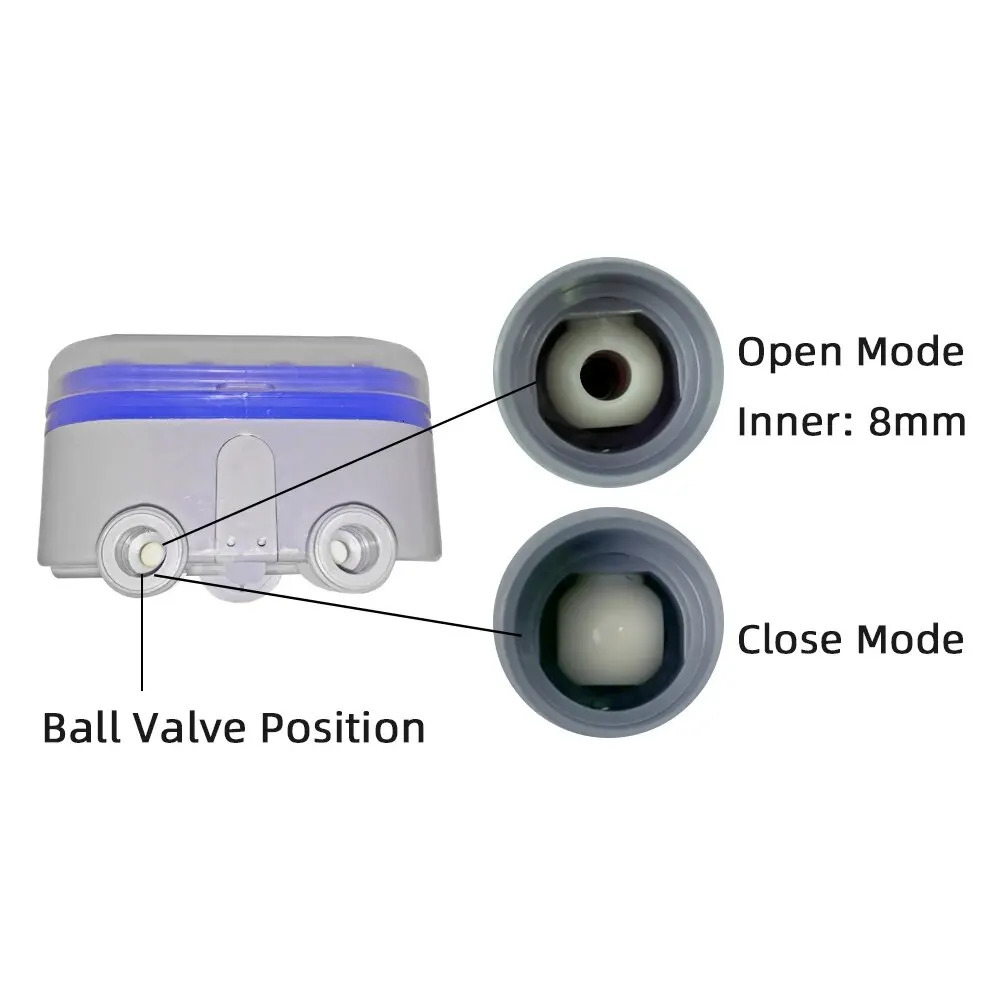 Ball Two Outlet Automatic Watering Four Dials Water Timer 0 Pressure Garden Irrigation Controller for Garden Yard 240530bj