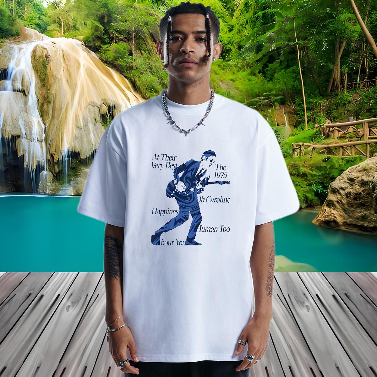 Designer T shirt 180g Cotton Summer Casual Mens Tshirts Anime 2024 Designer Tee Shirt