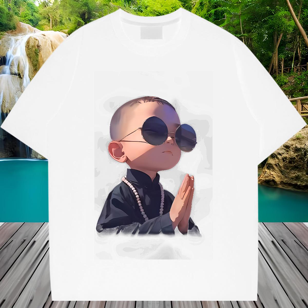 Loose Fit T-Shirts Home Outdoor Cotton Breathable Short Sleeve Tshirts New Arrival Customized Polos
