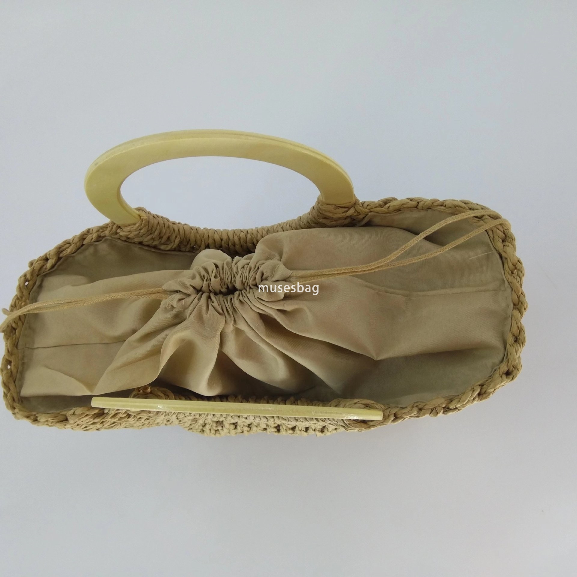 Designer bag women's travel vacation beach bag handbag large capacity luxury grass woven bag retro high-quality mini fashionable shoulder bag han