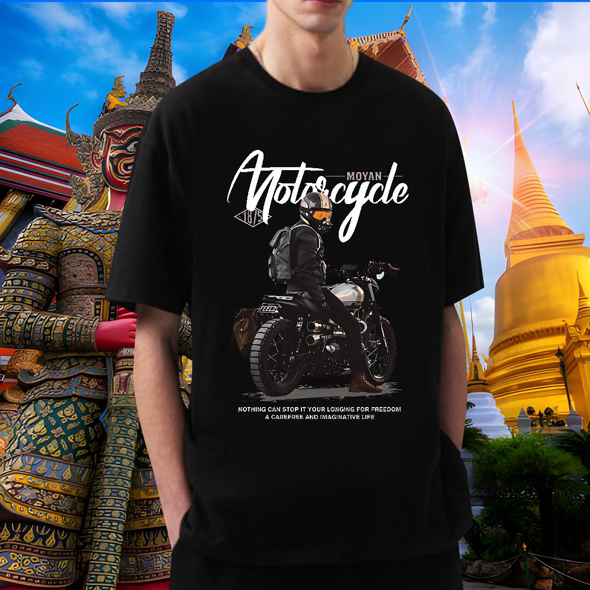 Fashion Casual T Shirts Men Oversized S-3XL Home Outdoor Men Tees Breathable Short Sleeve Loose Fit Tops Shirt