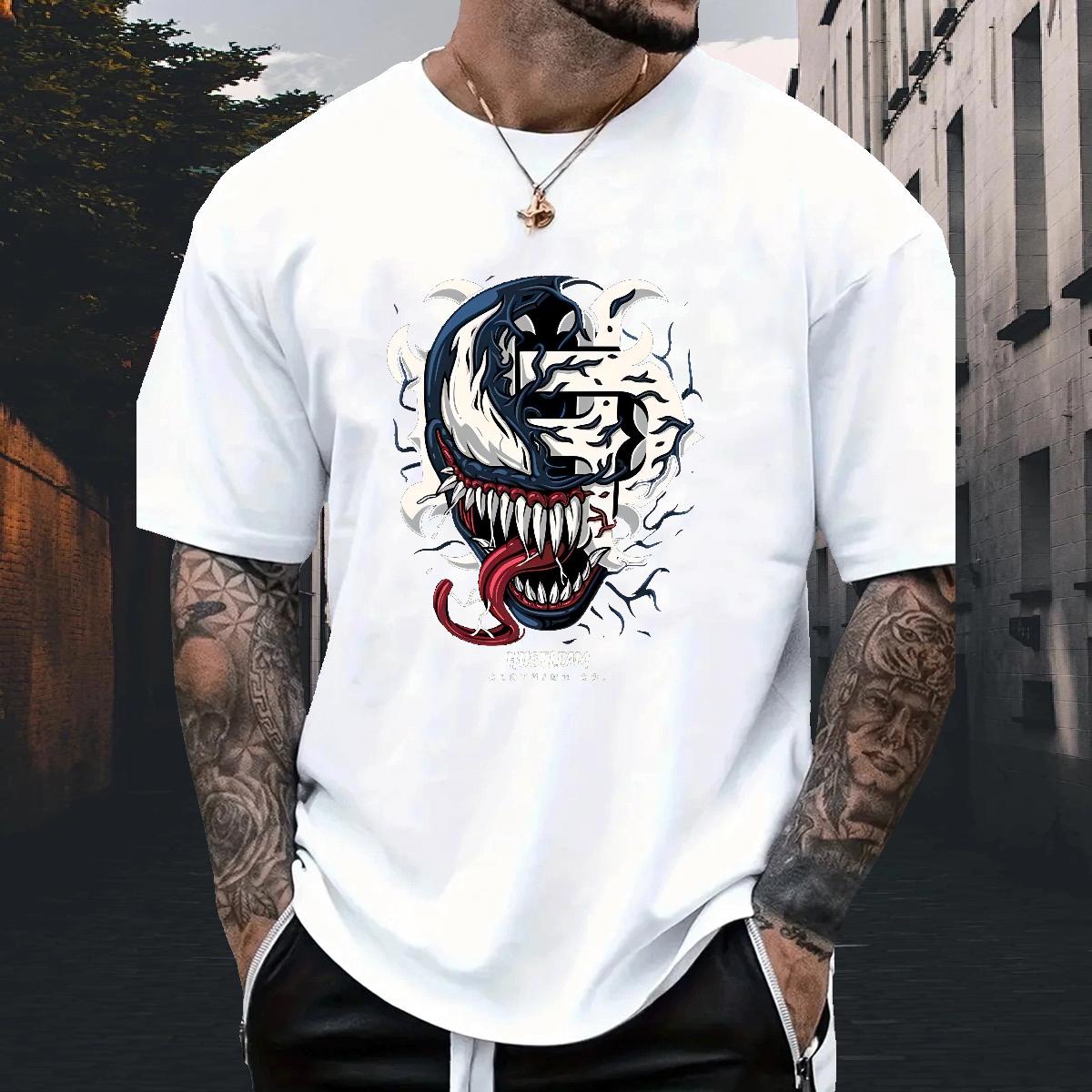 New Arrival Men T Shirts DIY Logo Couples T Shirts Anime Printing Street Short sleeve Cotton Soft Unisex Wear
