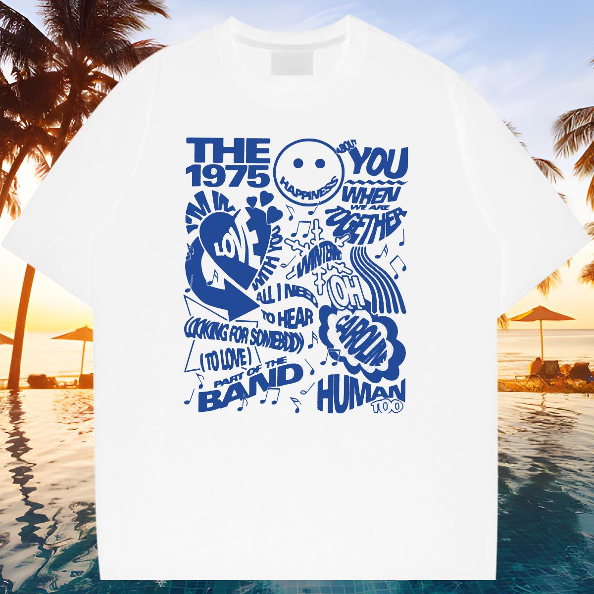 Loose T Shirt For Man Beach 180g Cotton Tshirts 2024 Designer Plus Size Custom Top Tees