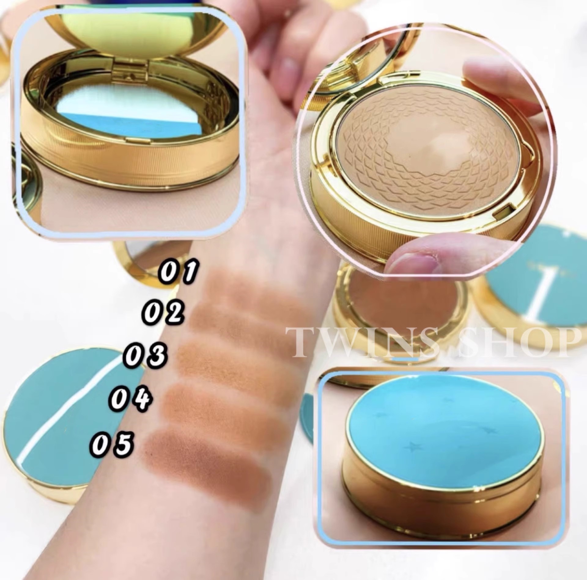 Poudre De Beaute Eclat Soleil Bronzing contouring powder Beauty foundation Mat Nature With Handbag Pouder de beaute Embellissante