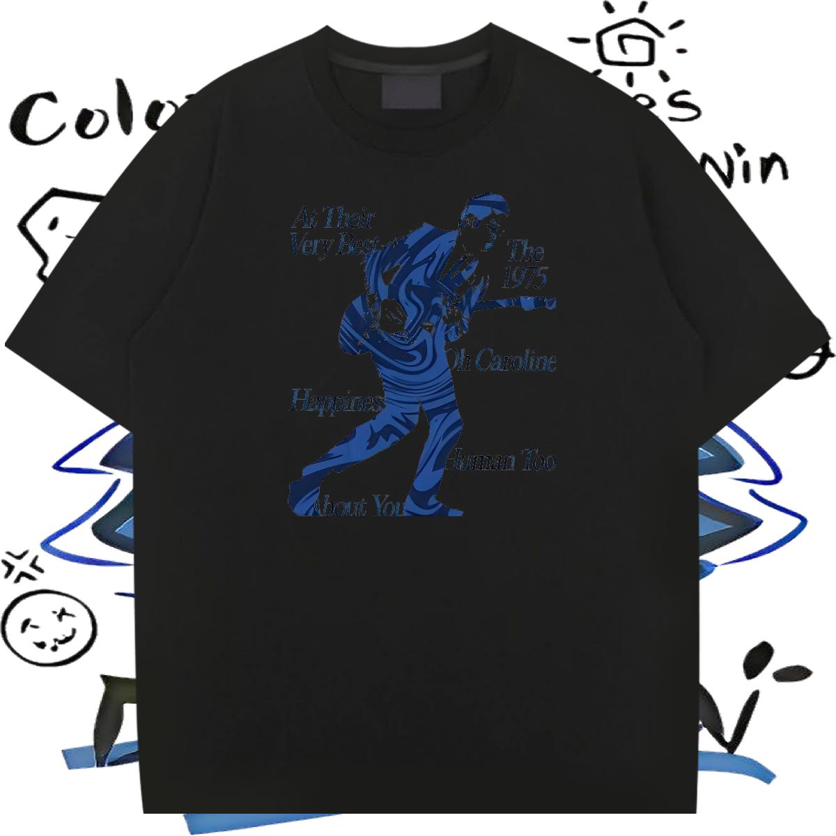 Customized Mens T Shirts Customized Print Couples T Shirts Sport Breathable Crew Neck Comfortable Polos
