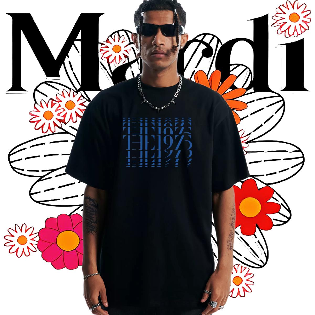 Designer T-Shirts for Men Breathable Crew Neck Cotton Street Men Tops Tees Anime Loose Tops