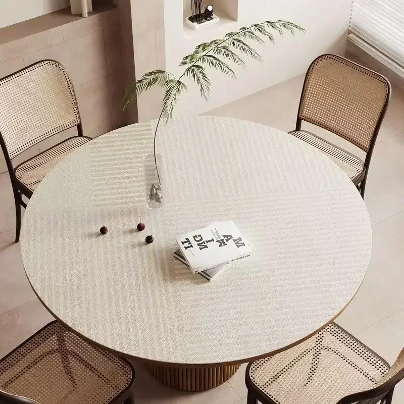Serviette Table Mantel Bordado Fitted Tablecloth Redondo T6KX01
