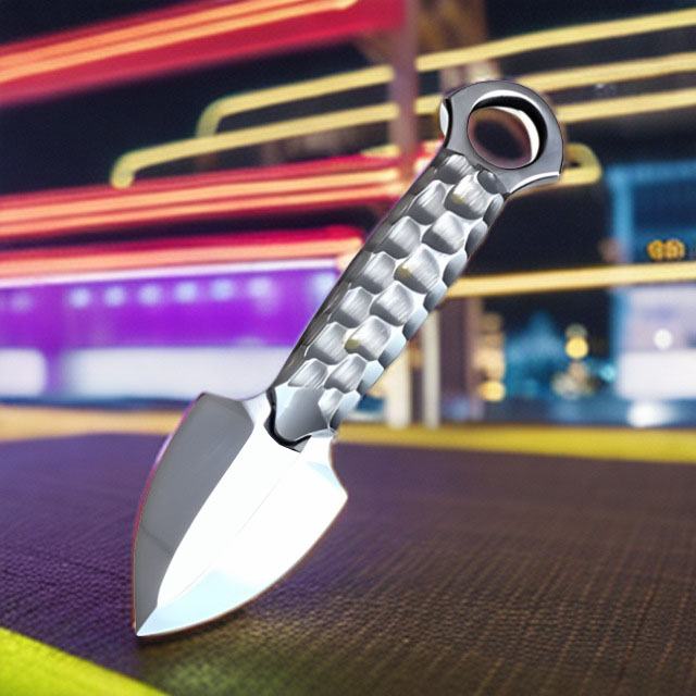 2Models URBAN PAL Fixed Knives 2.32'' D2 Steel Blade Hunt Camp Self-defense Tactical Pocket Knife EDC Tools