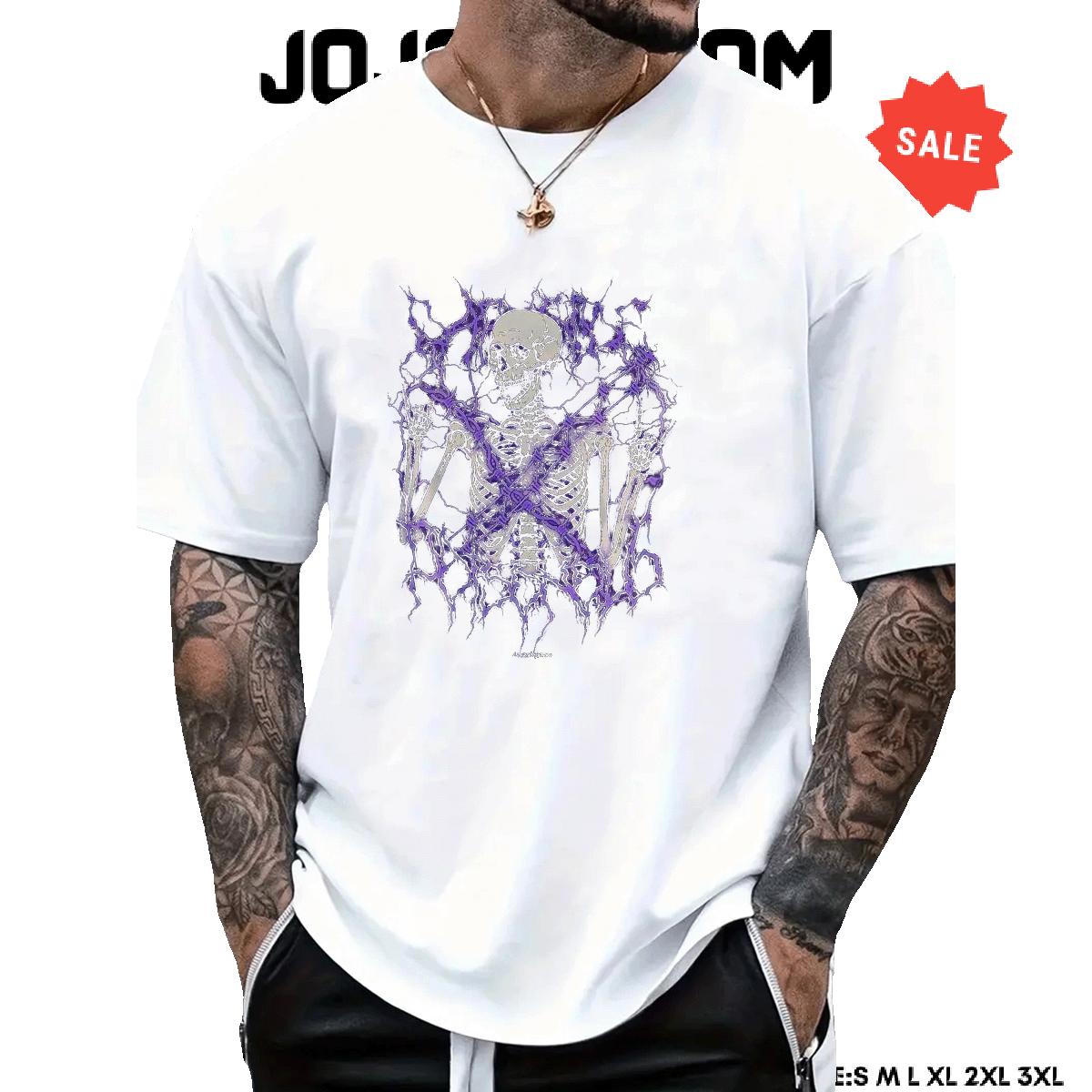 Unisex T-Shirts Cotton Breathable Short Sleeve Anime Printing Street Men Tops Tees DIY Printed Wholesale Tee Shirt