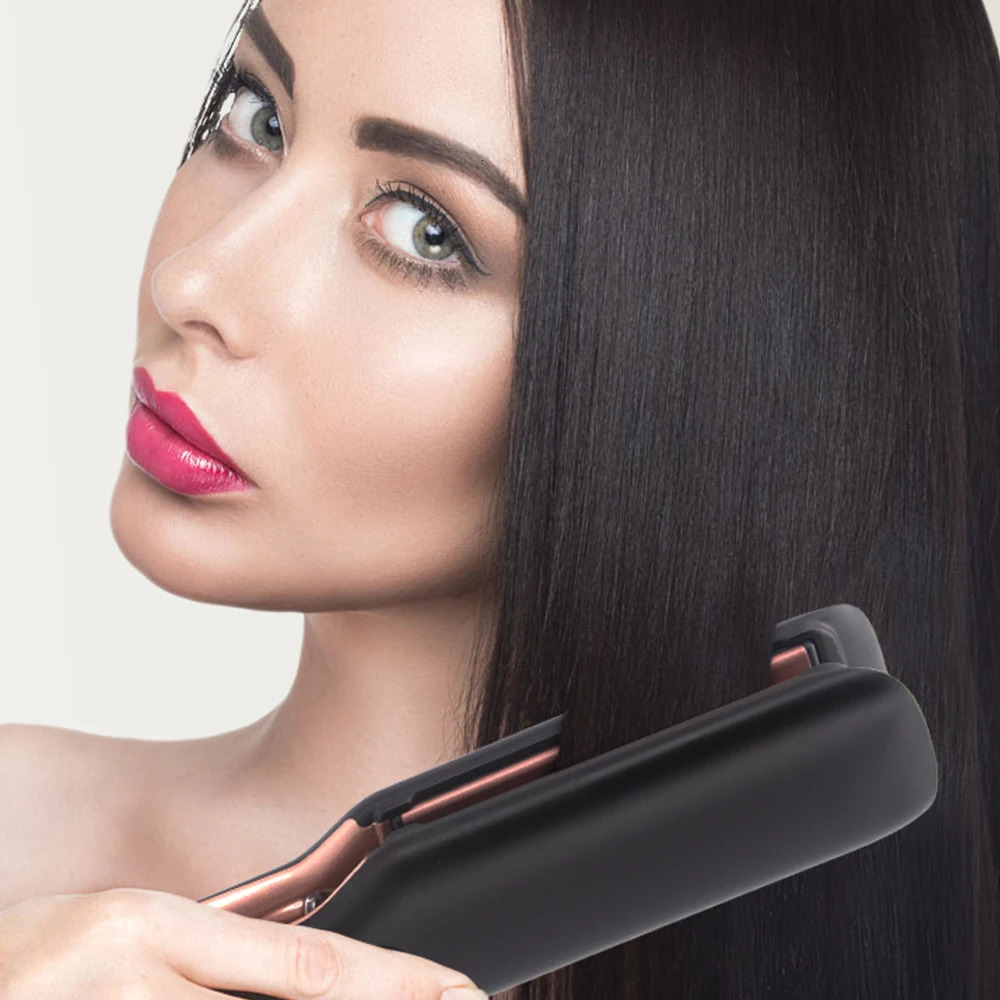 500F Hair Straightener High Temperature Flat Irons Wide Plate Plasma Ions for Keratin Treatment Frizzy Hair Recovers Damaged 240603