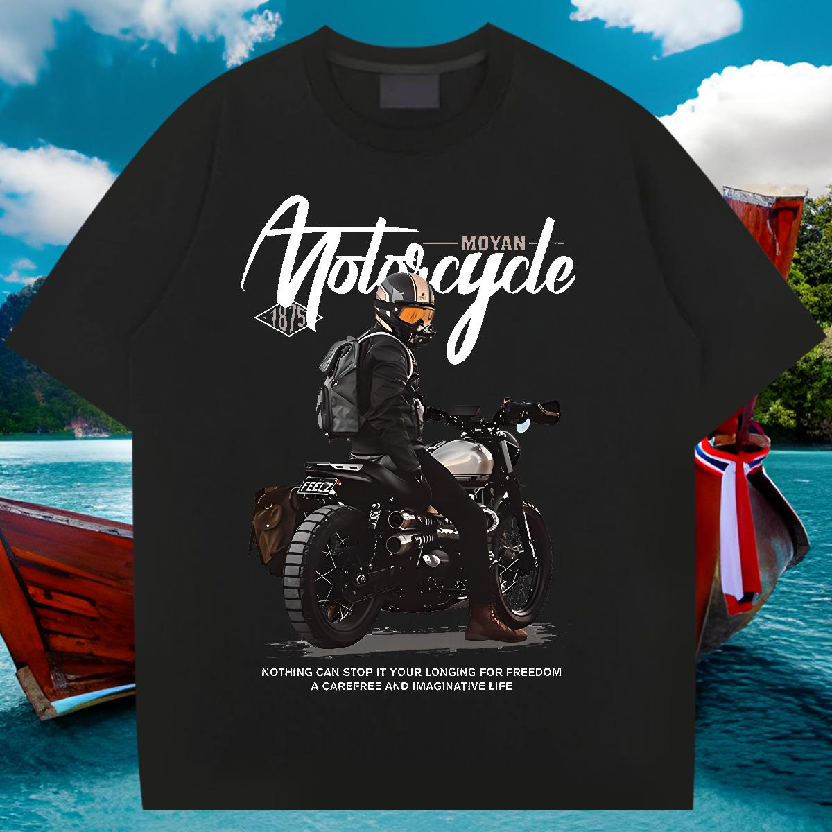 Custom T shirt DIY Anime Hip Hop Street Men Tshirts Short Sleeve Cotton O-Neck Designer Tee Shirt